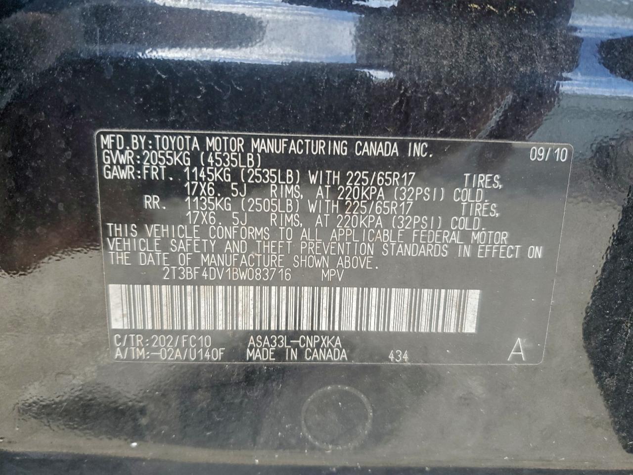 2011 TOYOTA RAV4