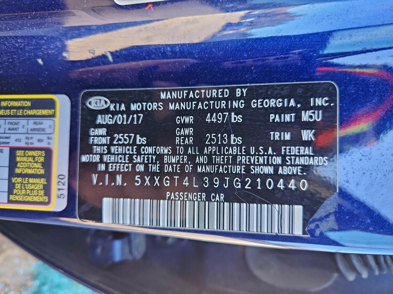 2018 KIA OPTIMA