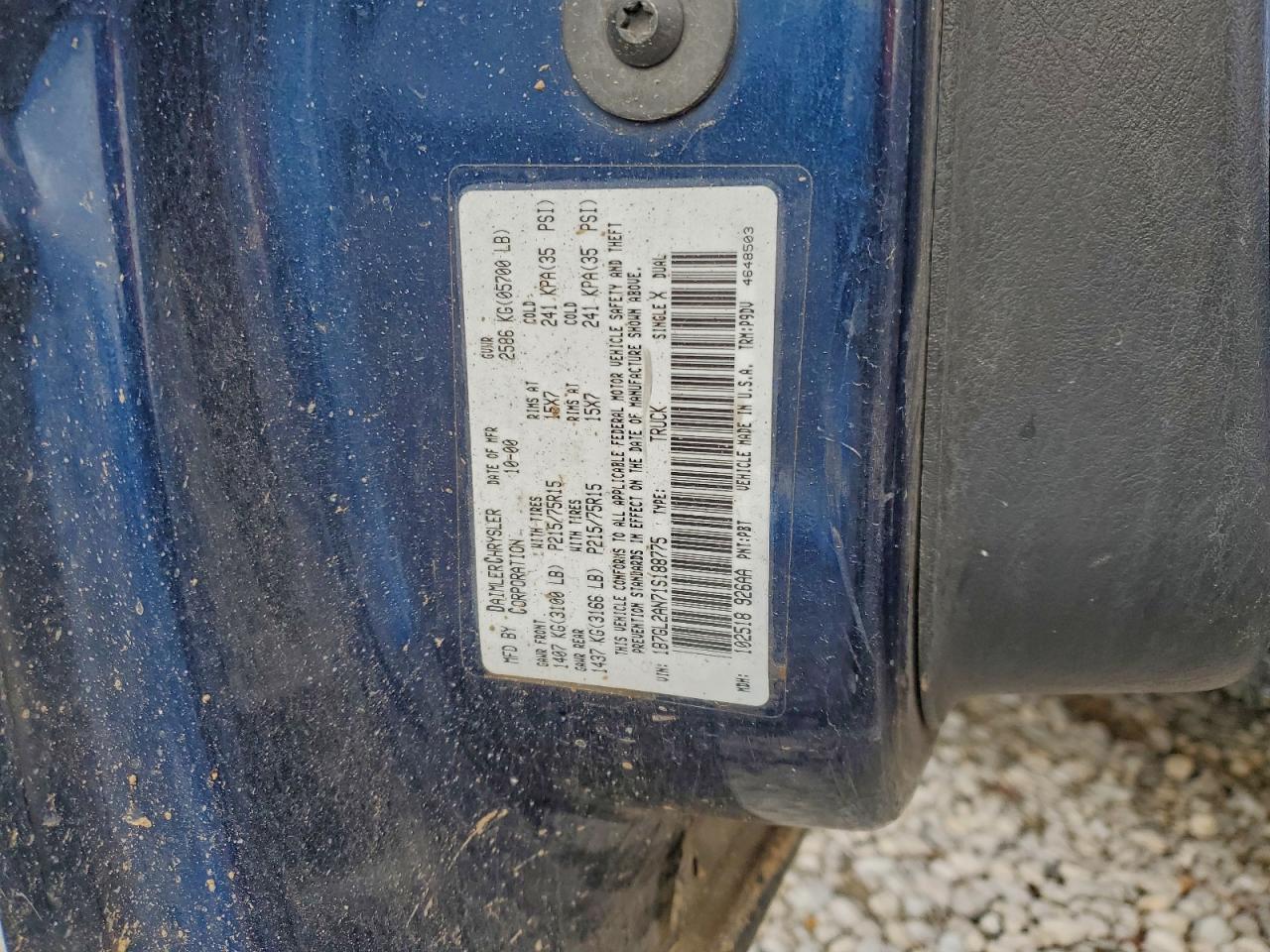 2001 DODGE Dakota