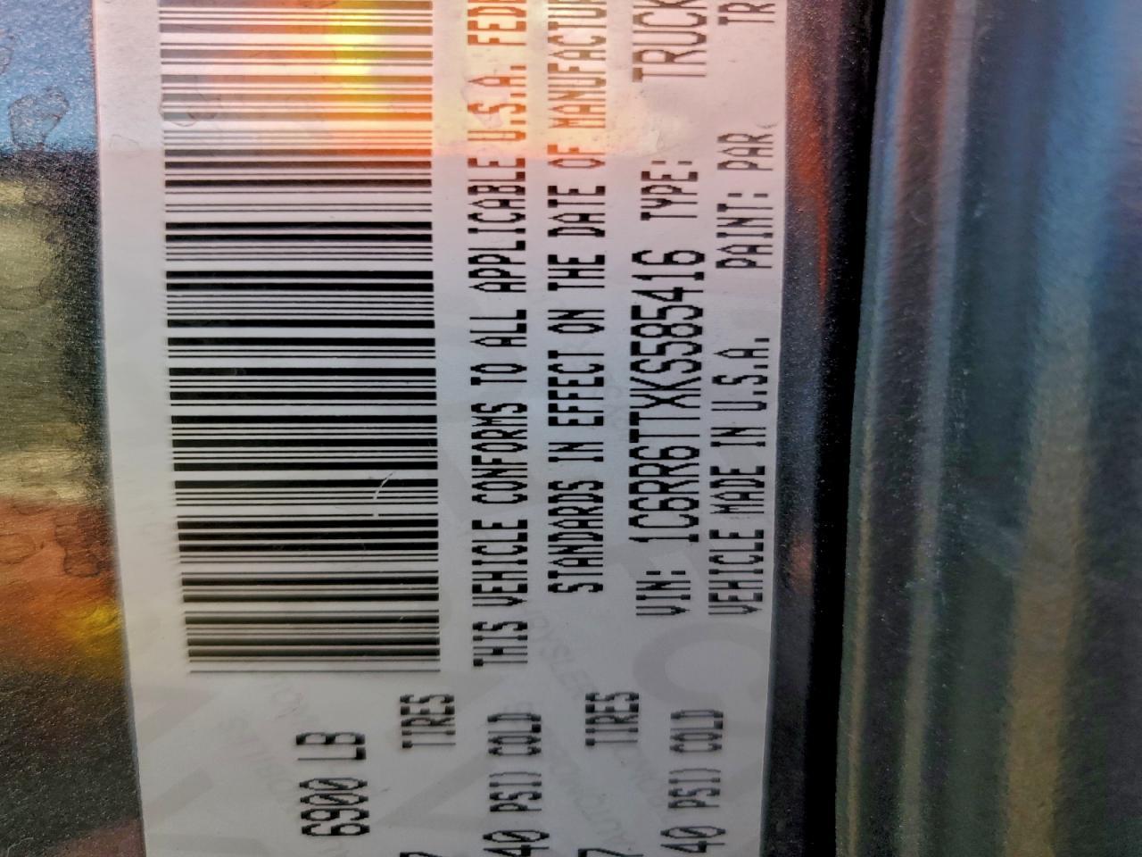 2019 RAM 1500