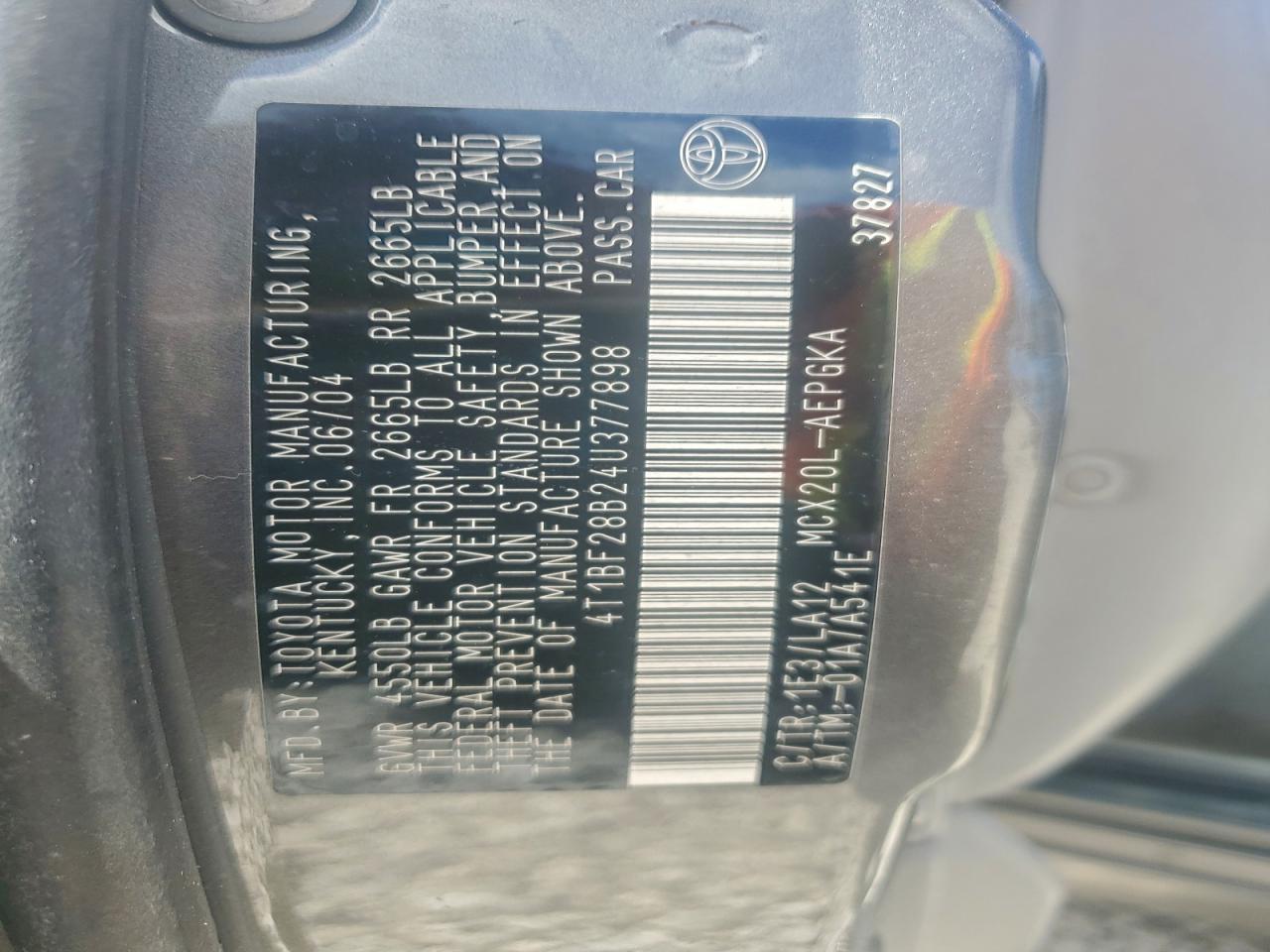 2004 TOYOTA Avalon