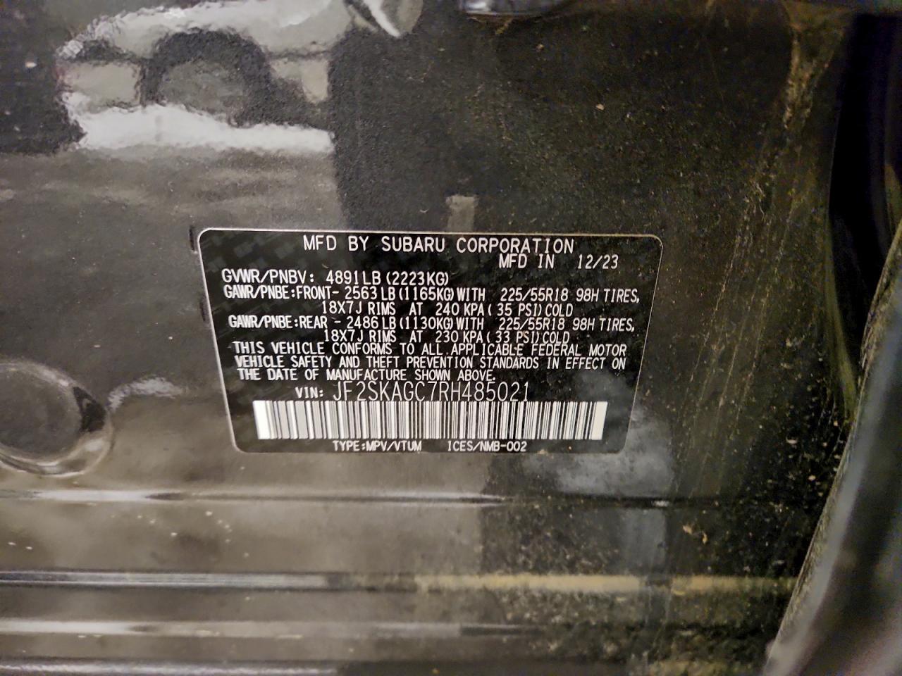2024 SUBARU FORESTER