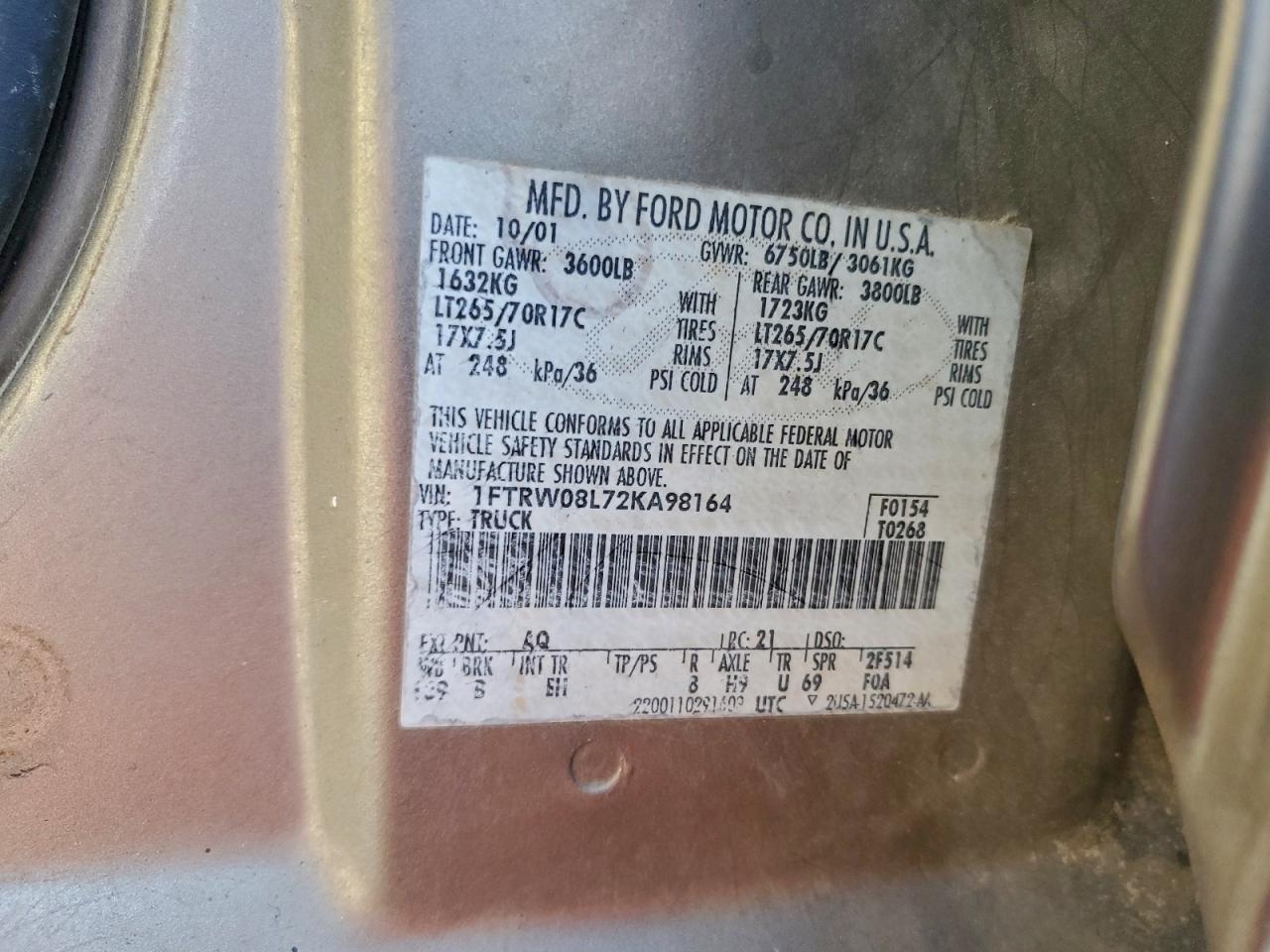 2002 FORD F-150
