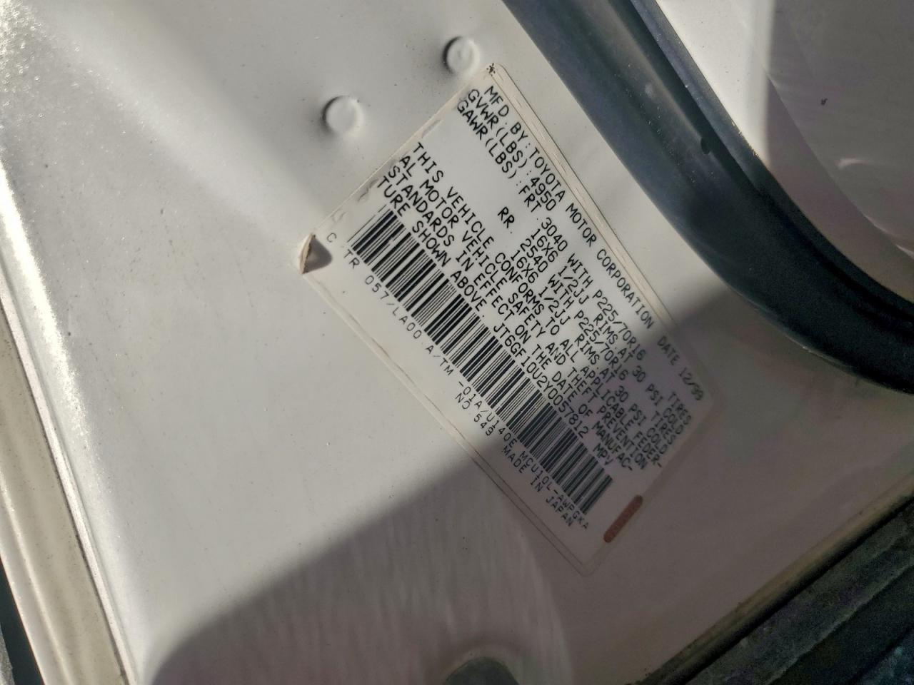 2000 LEXUS Rx 300