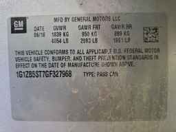 2016 CHEVROLET MALIBU
