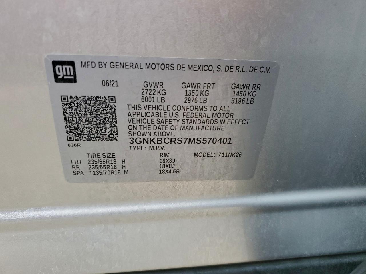 2021 CHEVROLET BLAZER