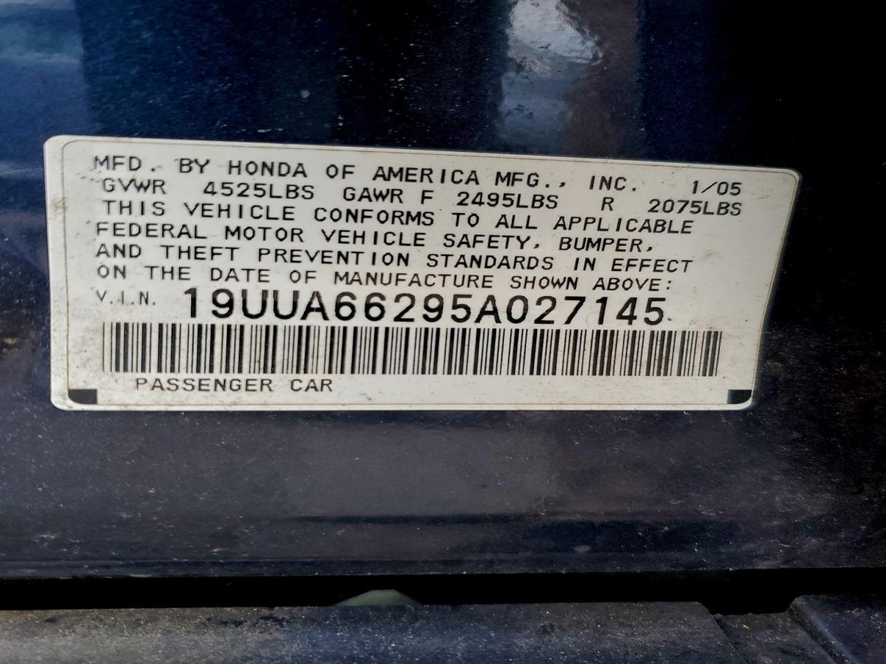 2005 ACURA TL