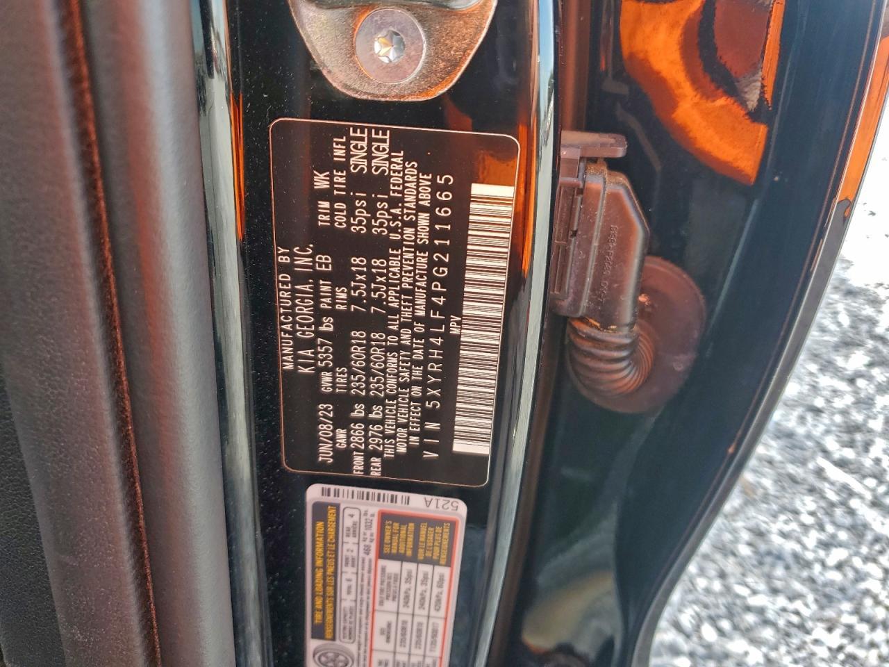 2023 KIA SORENTO