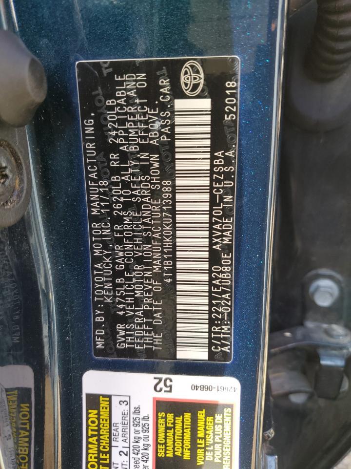 2019 TOYOTA CAMRY