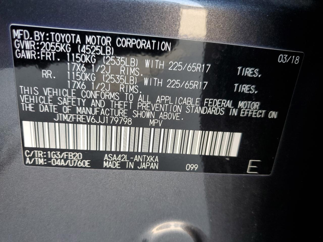 2018 TOYOTA RAV4
