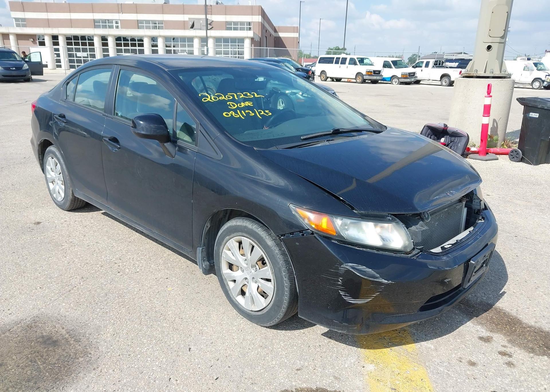 2012 HONDA CIVIC LX