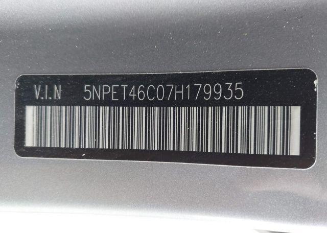2007 HYUNDAI SONATA GL