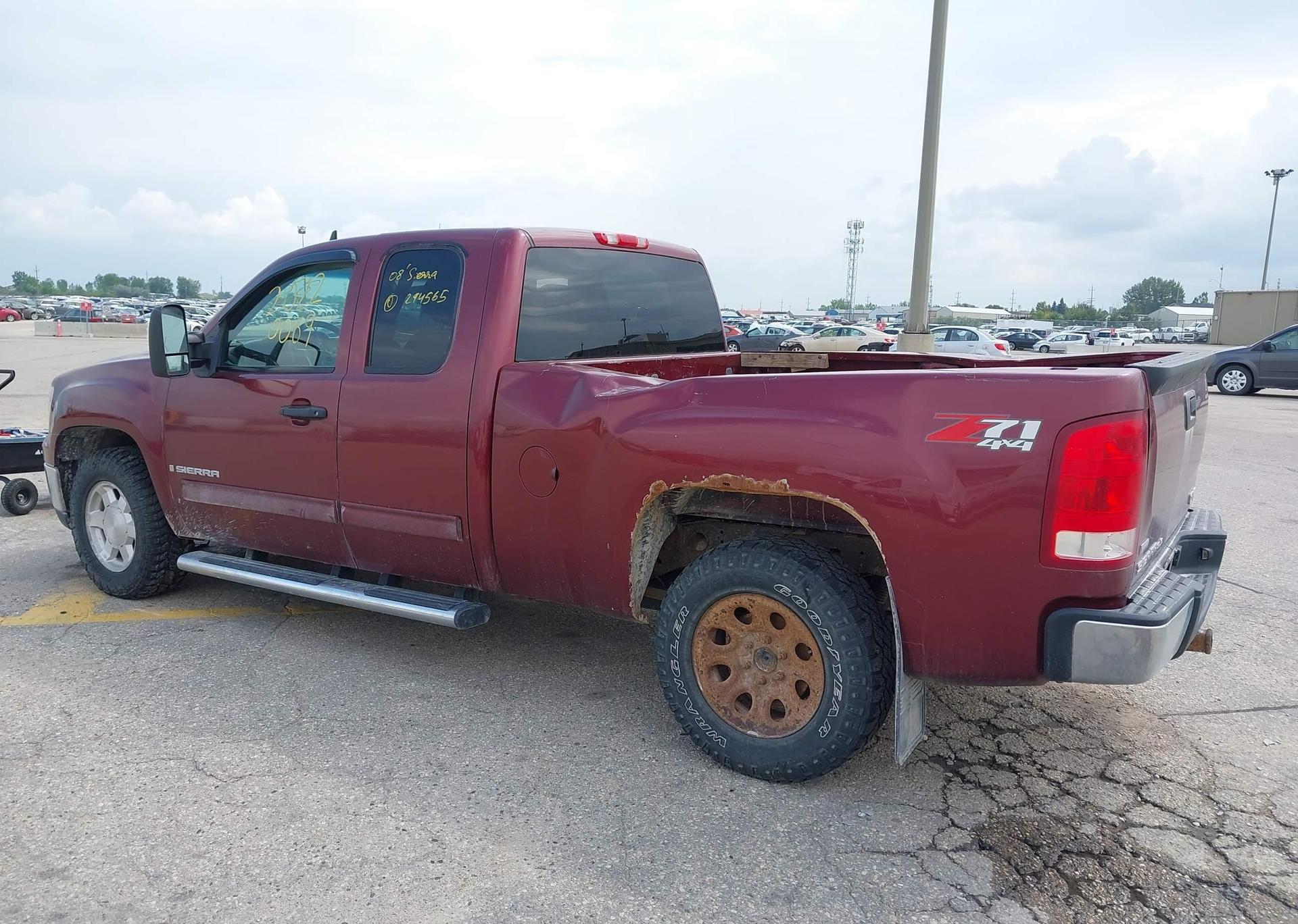 2008 GMC SIERRA 1500 SL EXT CAB