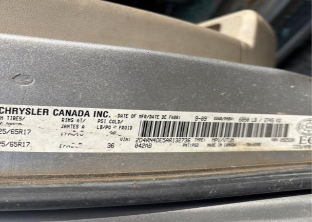 2010 DODGE GRAND CARAVAN SE