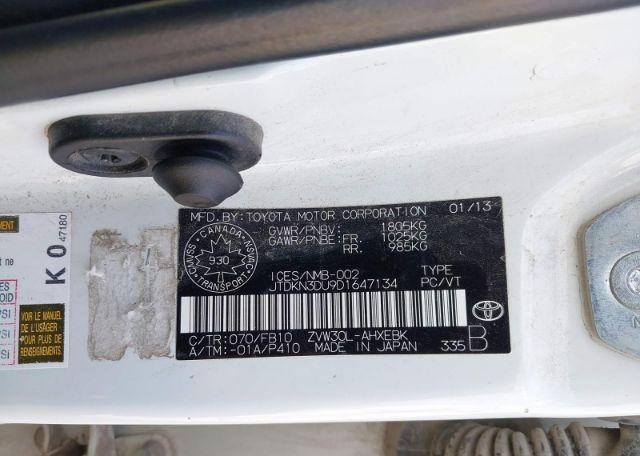 2013 TOYOTA PRIUS