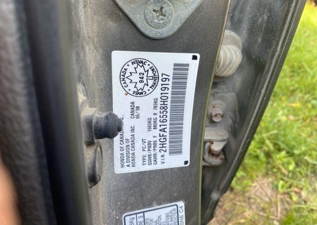 2008 HONDA CIVIC LX