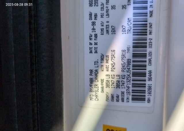 1999 DODGE RAM 1500 QUAD CAB