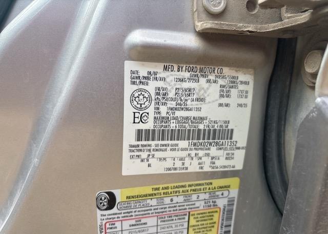 2008 FORD TAURUS X SEL