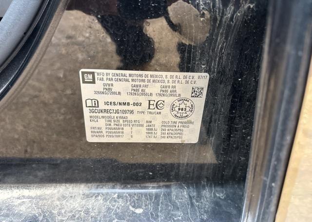2018 CHEVROLET SILVERADO 1500 LT CREW CAB