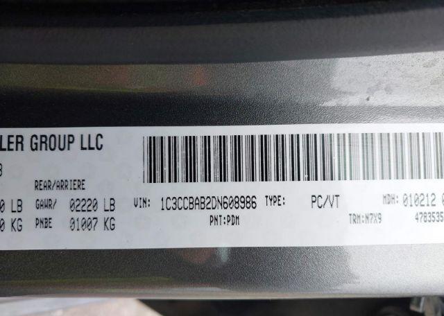 2013 CHRYSLER 200 LX