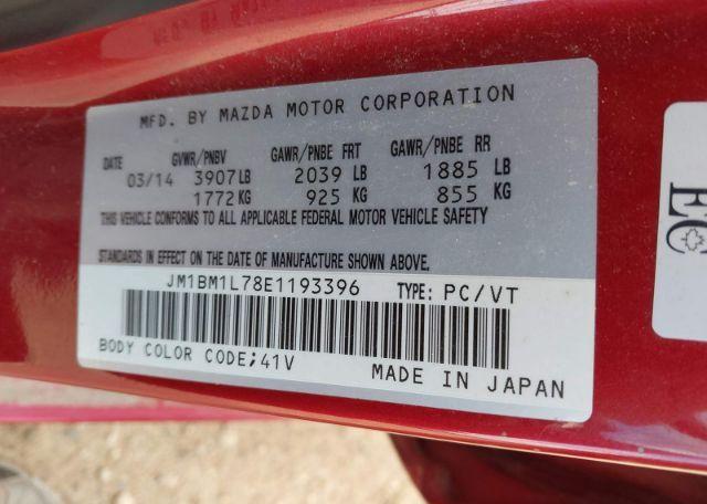 2014 MAZDA 3 TOURING