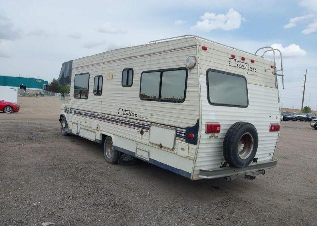 1990 FORD ECONOLINE E350 CUTAWAY VAN