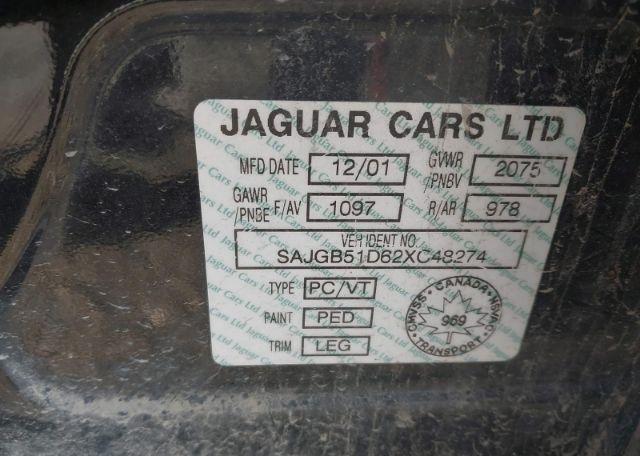 2002 JAGUAR X-TYPE 2.5