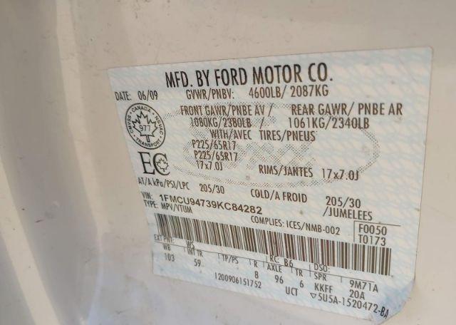 2009 FORD ESCAPE LIMITED
