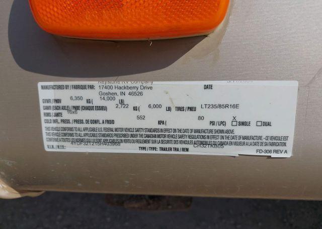 2005 KEYSTONE 32TKB