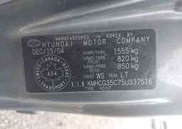 2005 HYUNDAI ACCENT GS