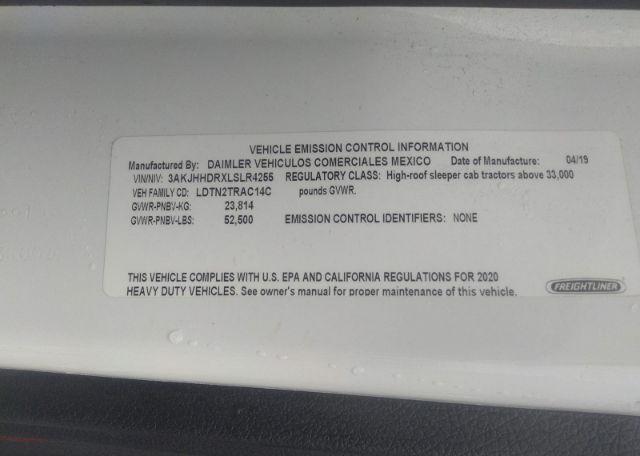 2020 FREIGHTLINER CASCADIA 126