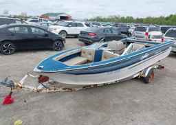 1985 SYLVAN SUNCHASER BOAT & TRAILER