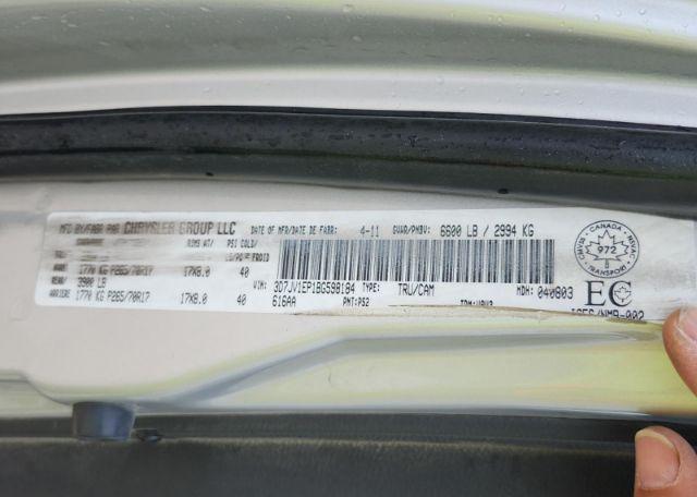 2011 RAM RAM 1500 ST