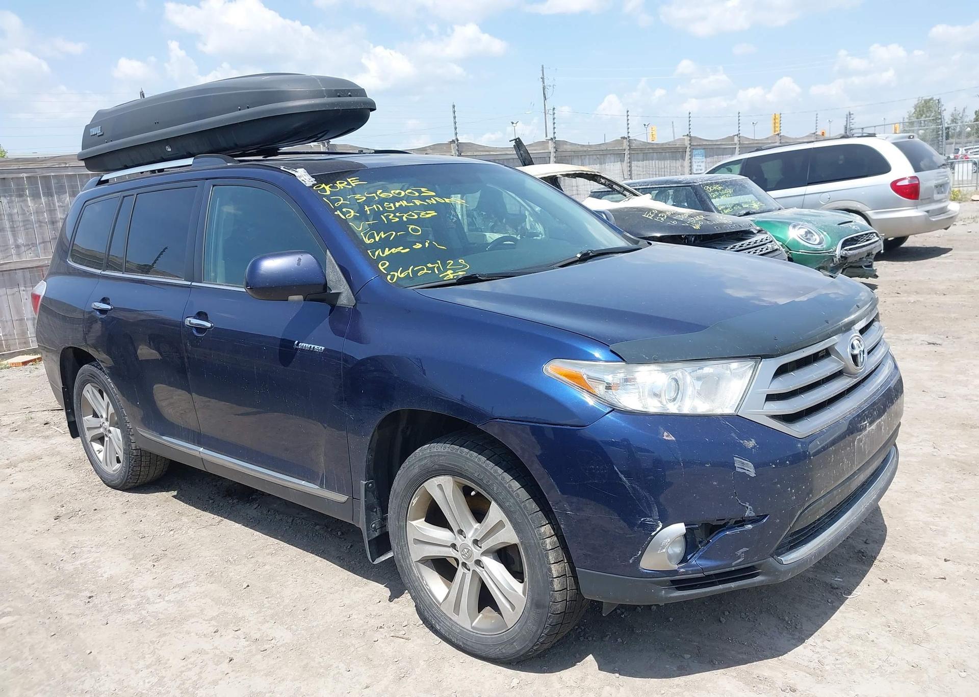 2012 TOYOTA HIGHLANDER V6 LIMITED