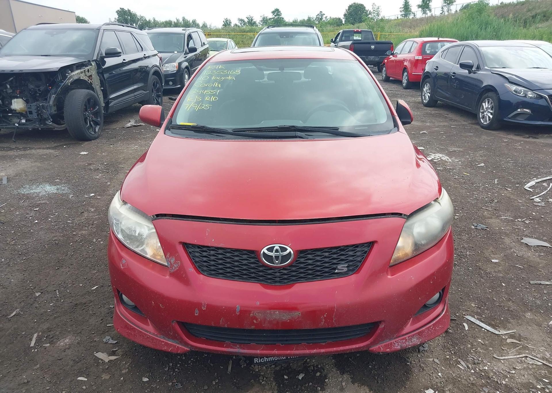 2010 TOYOTA COROLLA S