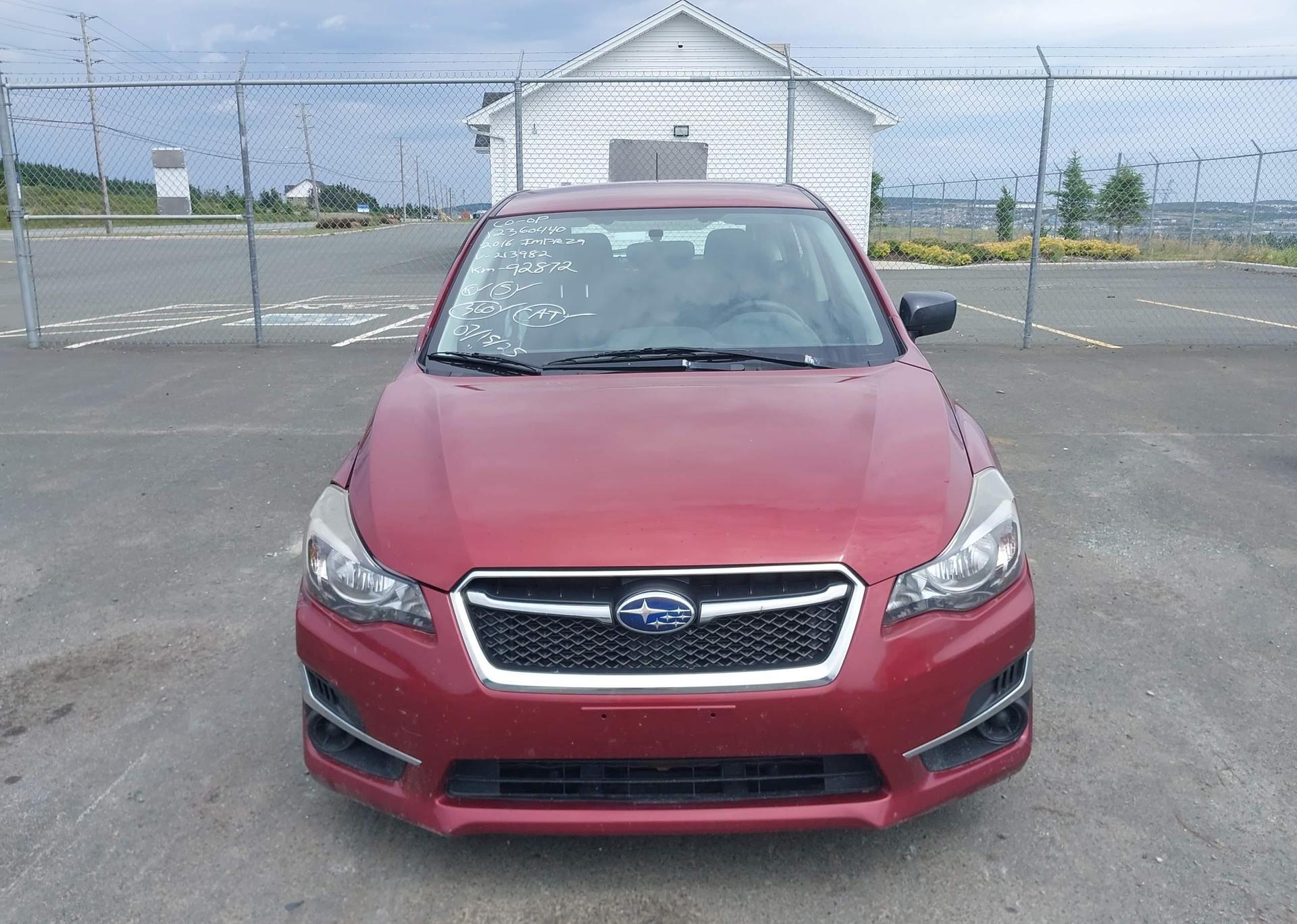 2016 SUBARU IMPREZA 2.0I TOURING PACKAGE