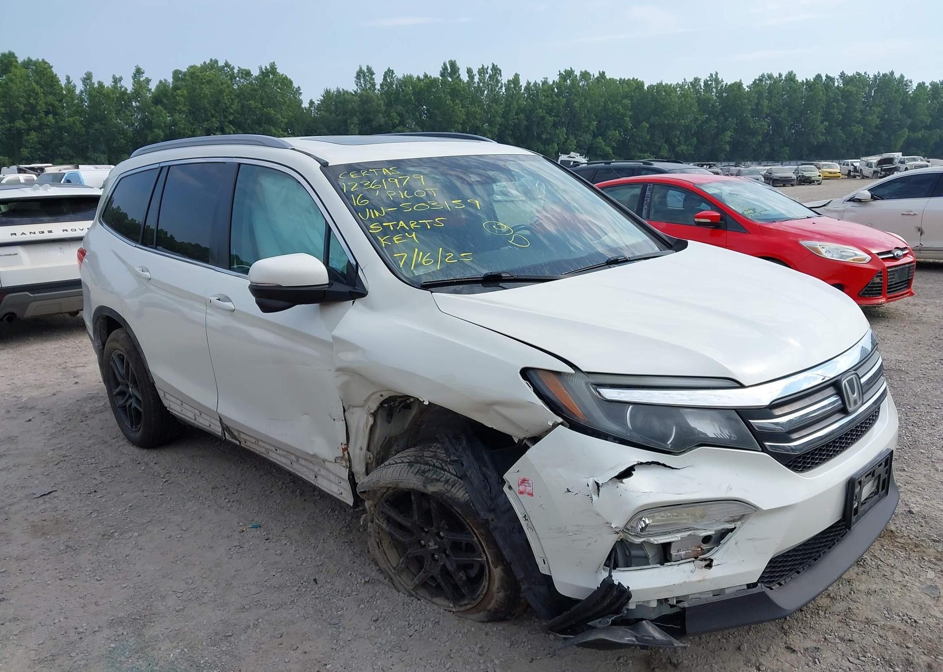 2016 HONDA PILOT EXL