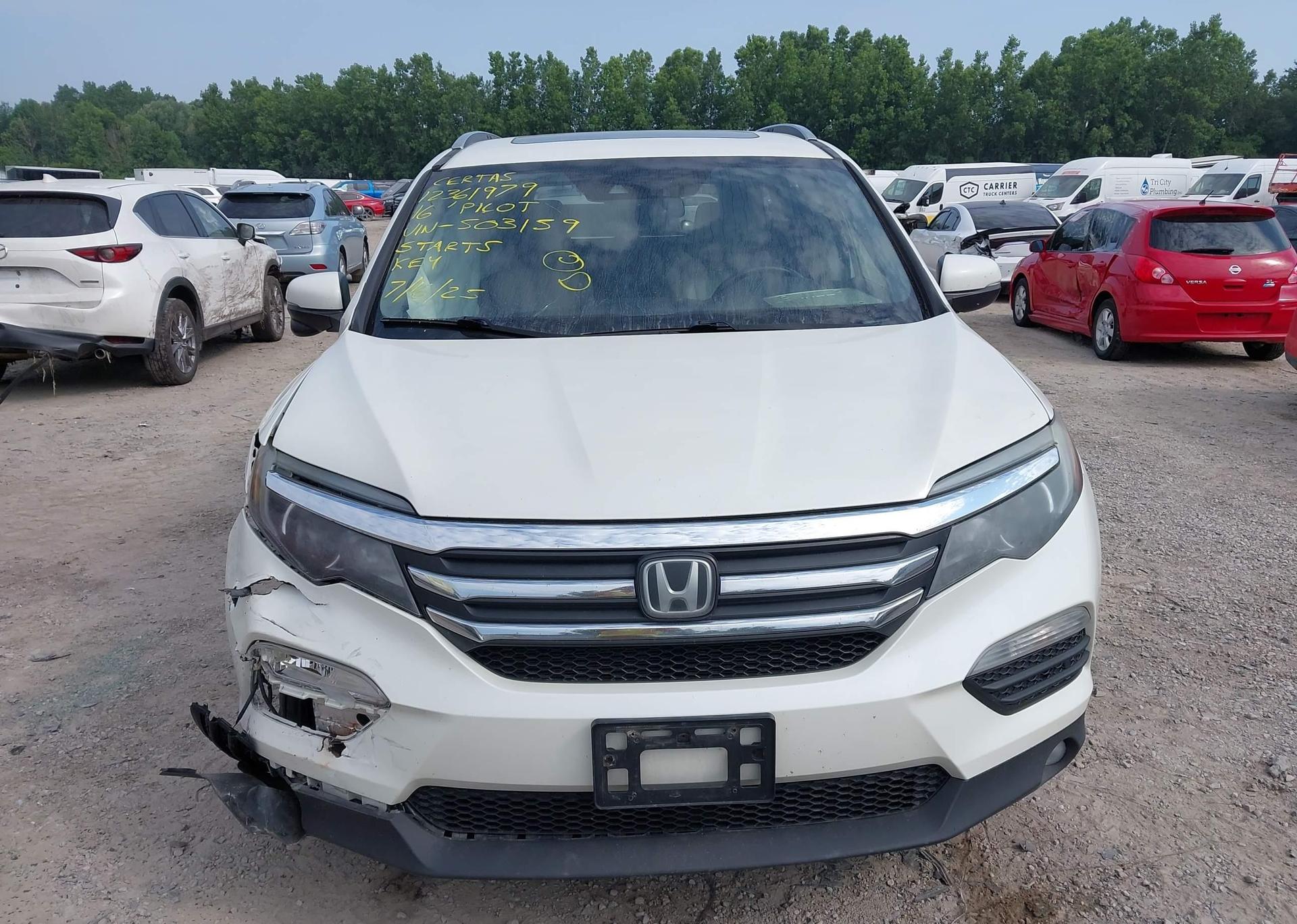 2016 HONDA PILOT EXL