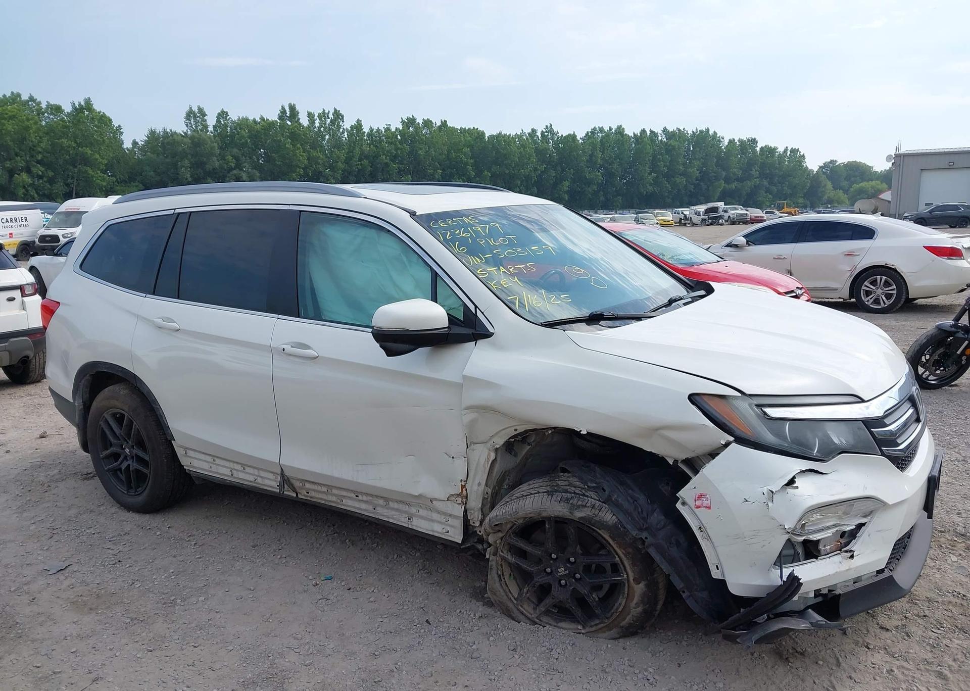 2016 HONDA PILOT EXL