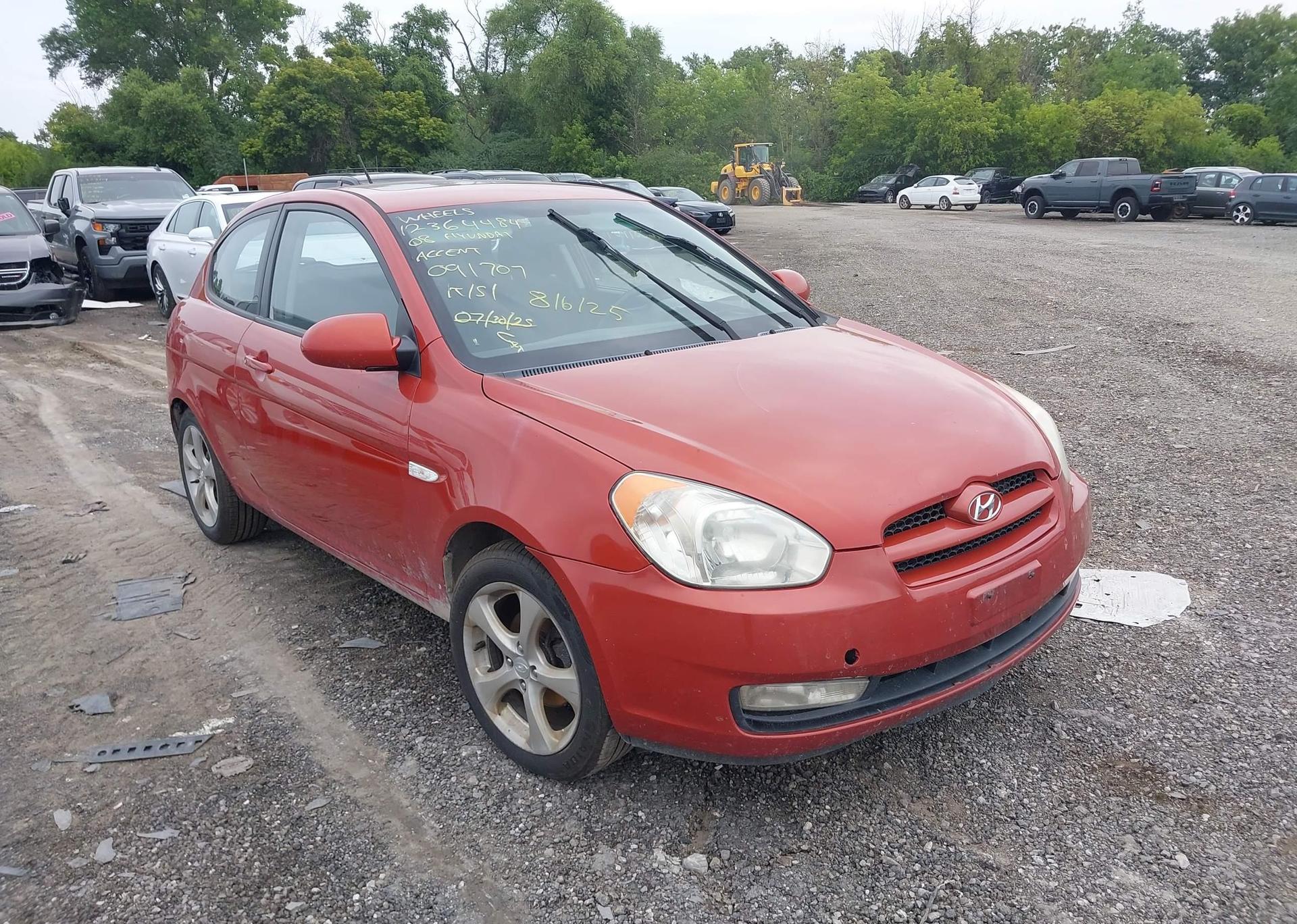 2008 HYUNDAI ACCENT GS