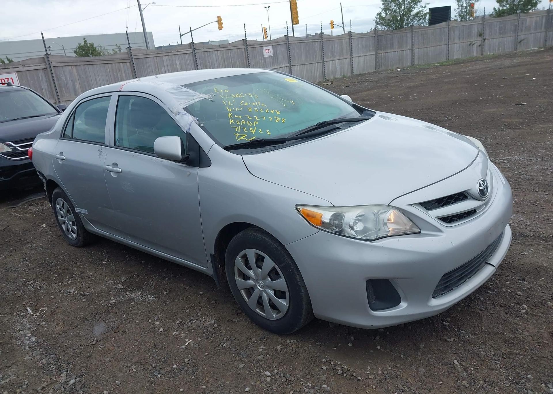 2012 TOYOTA COROLLA CE