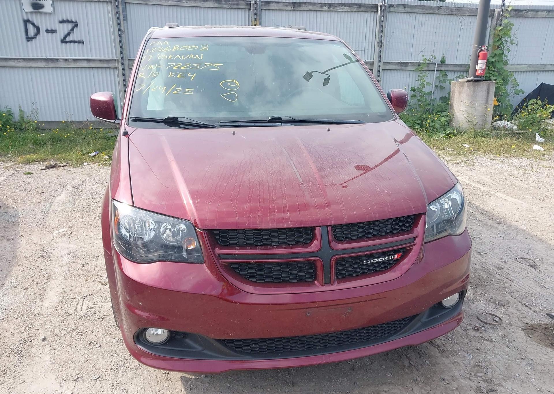 2019 DODGE GRAND CARAVAN GT