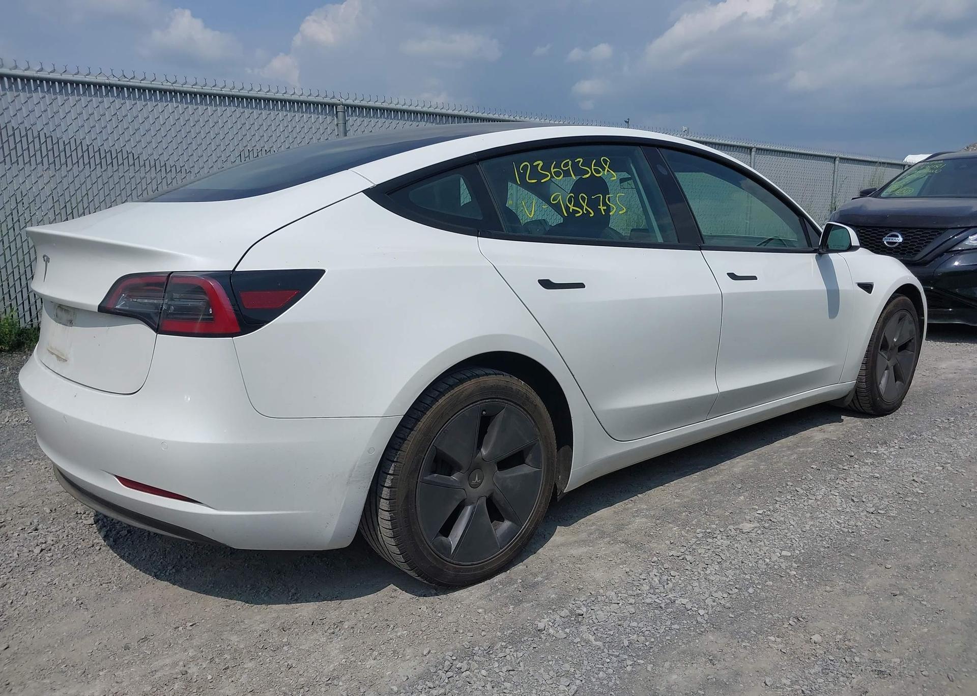 2021 TESLA MODEL 3 STANDARD RANGE