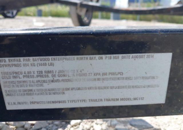 2014 Easy Hauler BOAT TRAILER