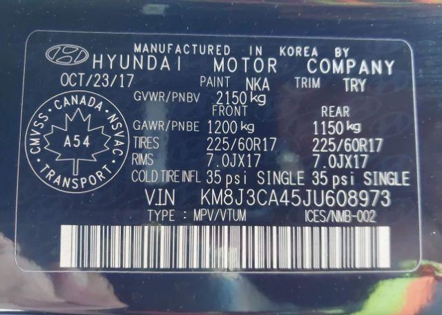 2018 HYUNDAI TUCSON PREMIUM 2.0L