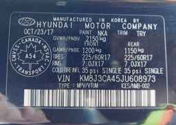 2018 HYUNDAI TUCSON PREMIUM 2.0L