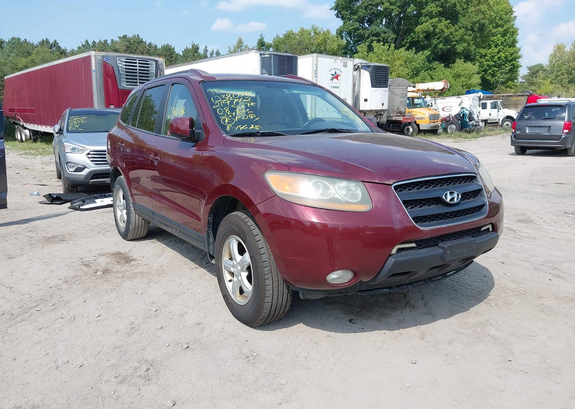 2008 HYUNDAI SANTA FE GL