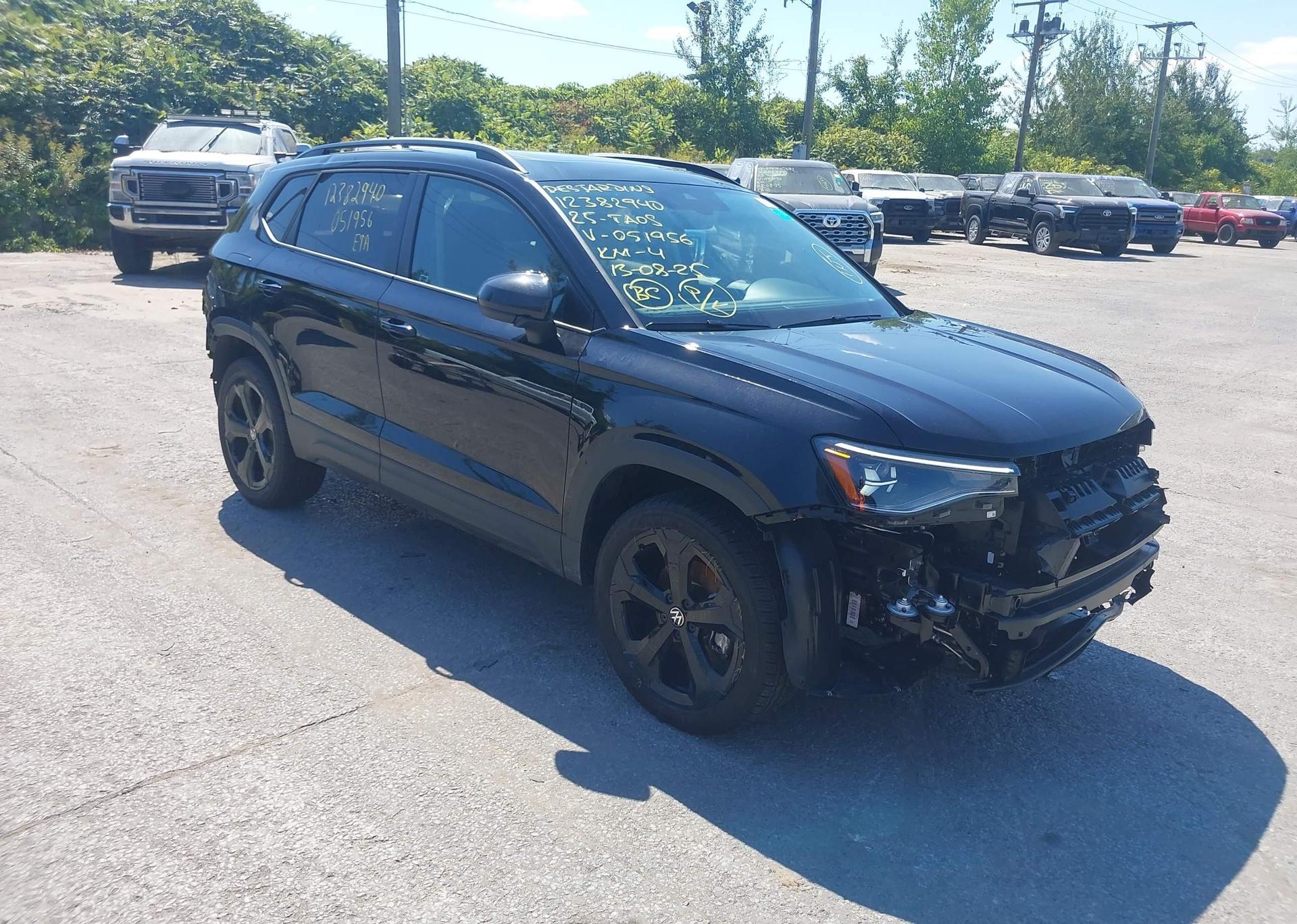 2025 VOLKSWAGEN TAOS COMFORTLINE BLACK EDITION