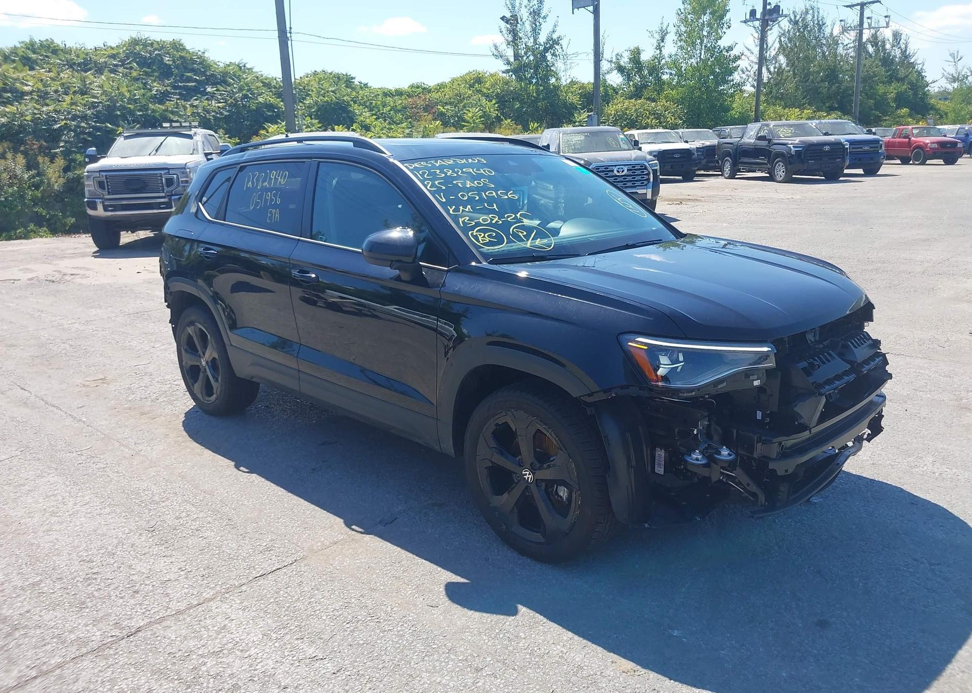 2025 VOLKSWAGEN TAOS COMFORTLINE BLACK EDITION
