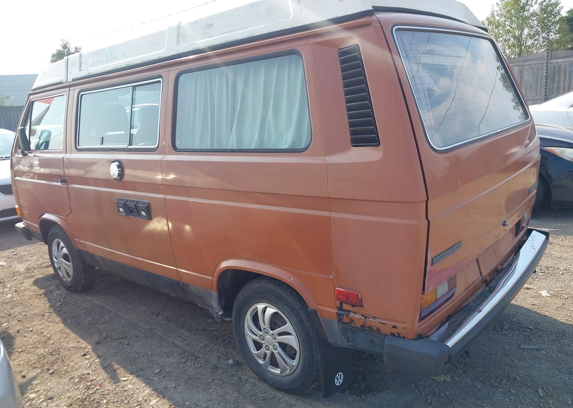1982 VOLKSWAGEN VANAGON CAMPMOBILE